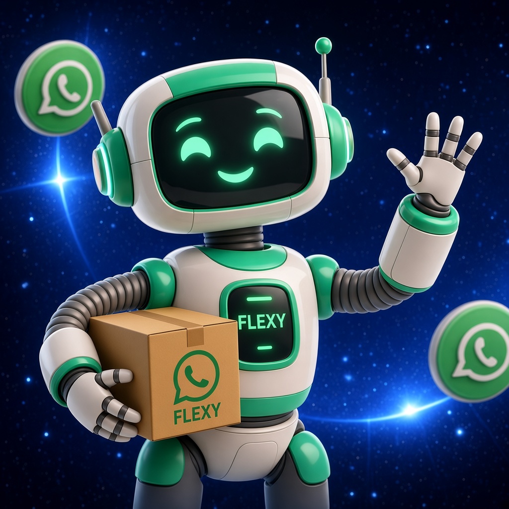 Flexy Bot chatbot in gesprek met een klant